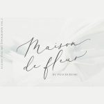 Maison de Fleur font fragment