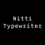 Nitti Typewriter font fragment